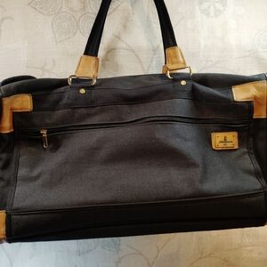Atlantic Dark Green and Tan Large Travel Duffle Bag